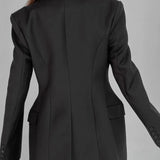 Elegant Longline Casual Blazer