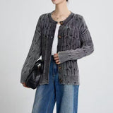 Vintage Cable Knit Crewneck Sweater