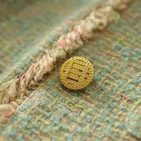 Elegant Long Sleeve Tweed Jacket