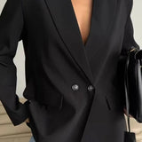 Double Breasted Casual Blazer