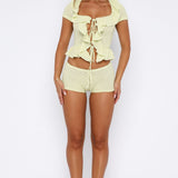 Cool It Crochet Shorts Lime