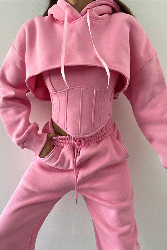 Tank Asymmetrical Hem Three Piece Set