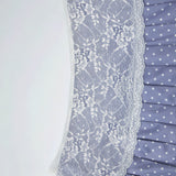 Lace Polka Dot Print Crop Tank Mini Skirt Set