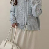 Turtleneck Cable Knit Sweater