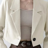 Chic Crop Top Blazer