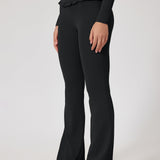Lace Detail High-Rise Booty Sculpting Yoga Leggings