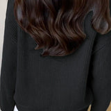 Loose Fit High Neck Sweater