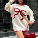Pullover Bow Detail Sweater