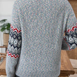 Chenille Knit Pullover Sweater