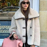 Fleece Lapel Short Jacket