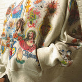Printed Loose Rock Style Hoodie