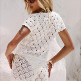 Cutout Comfy Casual Top Shorts Two Piece Set