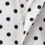 Polka Dot Drawstring Top Two Pieces Set