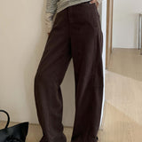 Edgy High Waist Cargo Wide Leg Curved Jeans