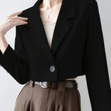 Chic Crop Top Blazer