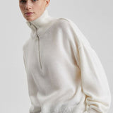 Cozy Half Zip Knit Sweater