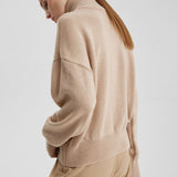 Cozy Half Zip Knit Sweater