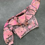 Retro Camouflage Zip Hoodie