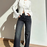 Single Breasted Ribbed Knit Cardigan