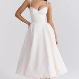 High-End Tulle Ball Gown Spaghetti Strap Party Dress