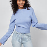 Slim Fit Basic Crop Sweater