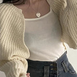 Elegant Knit Batwing Cardigan