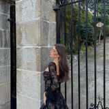 Adelpha - Vintage Embroidered Mesh Mini Dress