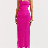 Maxi Dress Dreamscape - red Dream