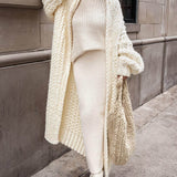Ivory Hold Me Close Shawl Collar Cardigan