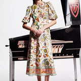Arcade Dreams Printed Midi Dress