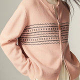 Vintage Jacquard Knit Sweater