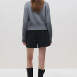 Chic Embroidered Cable Knit Cardigan