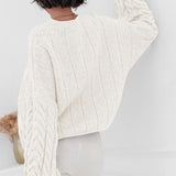Vintage Chunky Knit Cable Sweater