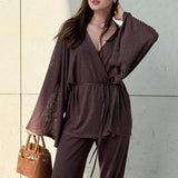 Relaxed Loose Casual Two Piece Set