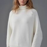 High Neck Loose Knit Sweater