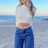 Striped Knit Pullover Sweater