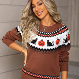 Halloween Knit Sweater