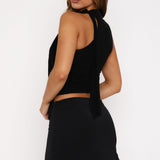 Spilling Secrets Top Black