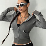 Retro Long Sleeve Hoodie