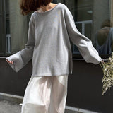 Loose Fit Backless Sweater