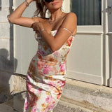Spaghetti Strap Floral Dress