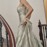 Lace Tie-Strap Romantic Maxi Dress