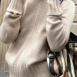 Thick Turtleneck Knit Sweater