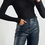 Chic Solid Off Shoulder Sweater
