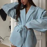 Elegant Turn-down Collar Blazer