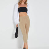 Capri Pants for Women Casual Pull On Yoga Dress Capris