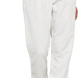 Beach Linen Shorts 3/4 Sweatpants Capri Pants Elastic Waist Cropped Harem Pants