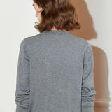 Bow Print Knit Sweater Cardigan