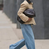 Waist Cinched Colorblock Jacket