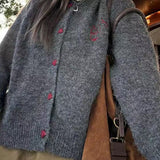 Vintage Loose Fit Round Neck Knit Sweater